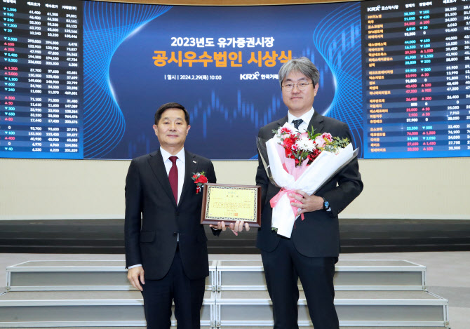 KT, 유가증권시장 공시우수법인 선정…상장 후 첫 수상