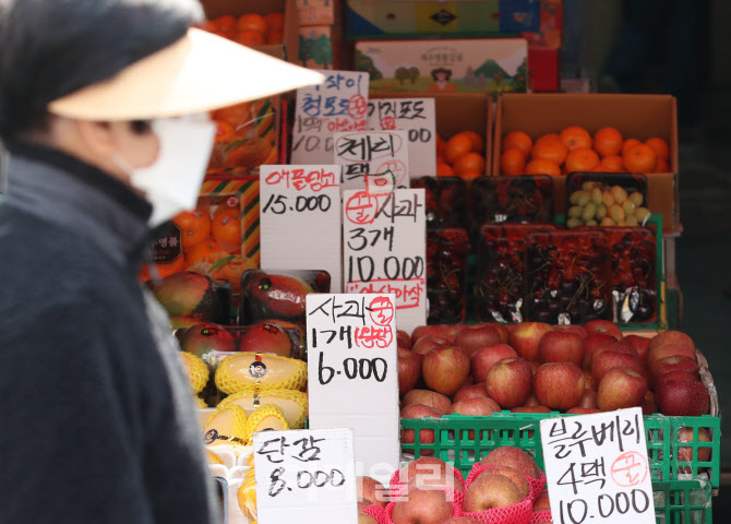 [포토]2월 소비자물가 3%대...과일값 큰폭 상승