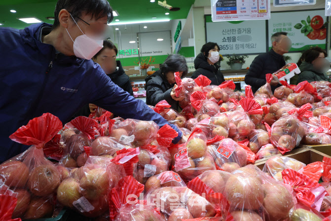 [포토]연초부터 식표품 6.7% 상승…3년 만에 최고