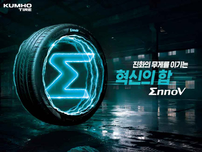 [르포]전기차 전용 타이어 `EnnoV`…`젖은 도로에서도 안정적이네`