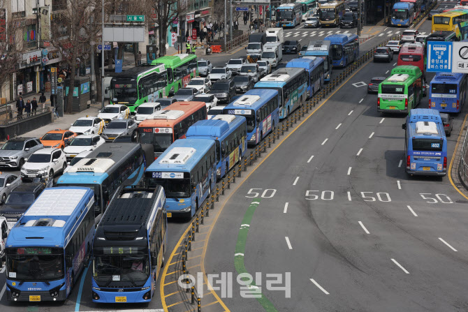 [포토]28일 서울 시내버스 멈춰서나