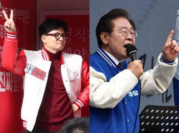 팽팽한 '반집 싸움'…한동훈 서울·경기 집중, 이재명은 계양 다지기