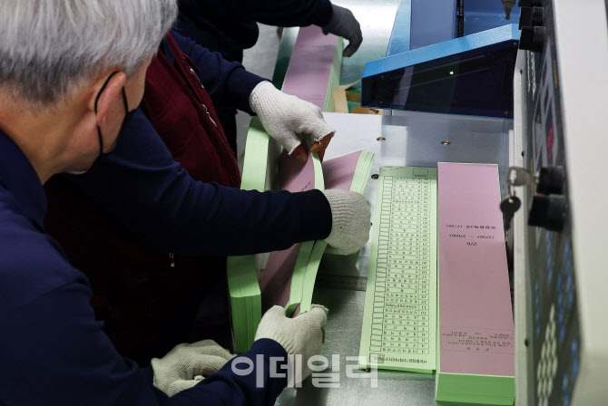 [포토]제22대 국회의원 선거 투표용지 인쇄