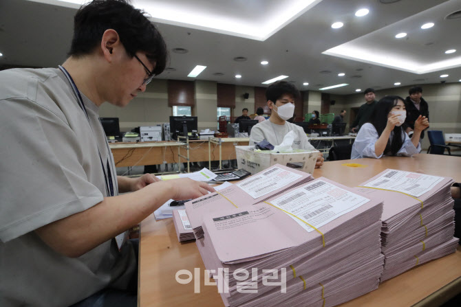 [포토]총선 재외선거 투표지 국내회송