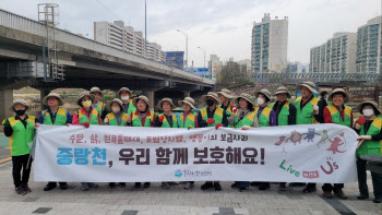 공무원연금공단 서울지부, 중랑천 환경정화활동 펼쳐