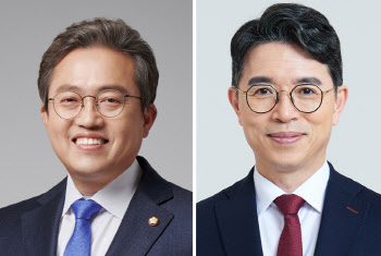 [출구조사]강원 원주을, 송기헌 55.8% vs 김완섭 44.2%
