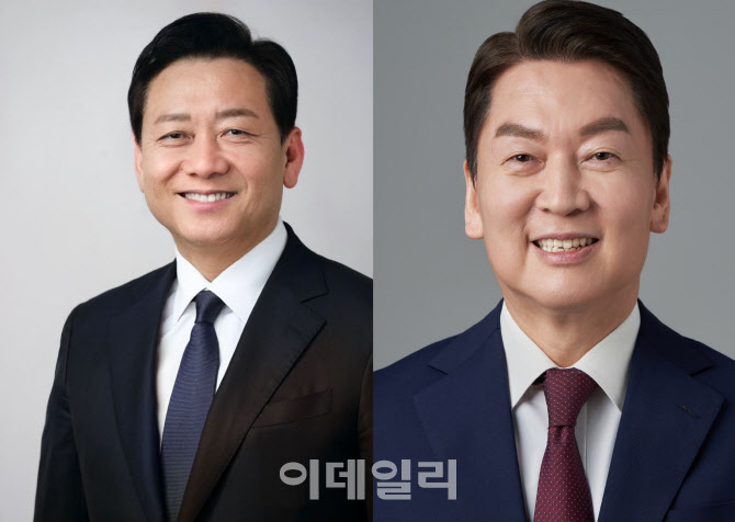 [출구조사]경기 성남 분당갑, 이광재 52.8% vs 안철수 47.2%