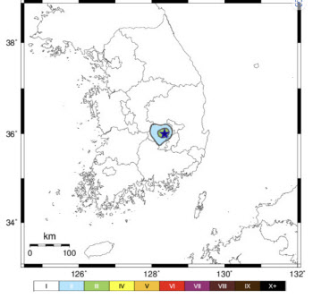 경북 칠곡 서쪽서 규모 2.6 지진 발생…흔들림 감지