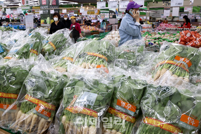 [포토]G7과 비교해도… 한국 과일·채소값 가장 많이 올랐다