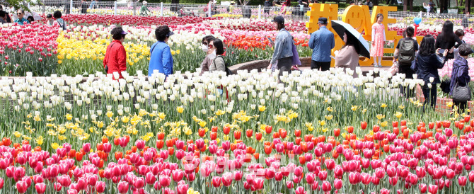 [포토]2024 고양국제꽃박람회...화려한 꽃과 함께 즐기는 봄