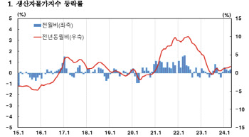 4월 생산자 물가 전월비 0.3%↑, 5개월째 상승