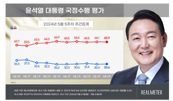 尹 대통령 지지율 30.6%…두 달째 30%초반대 횡보