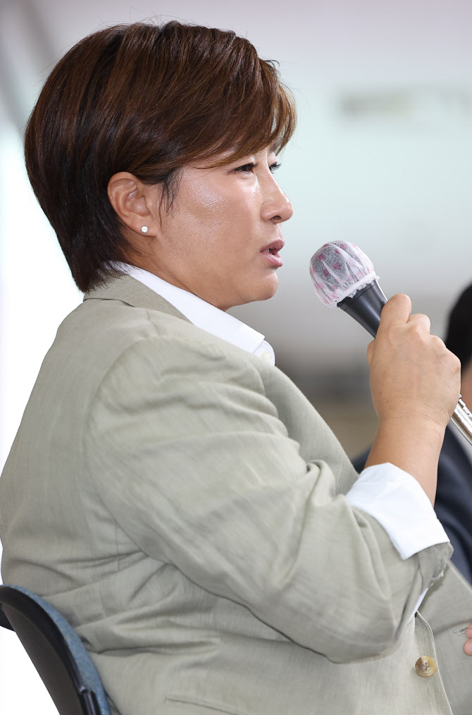 [포토] 기자회견하는 박세리