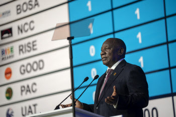 시릴 라마포사 남아공 대통령 두 번째 임기 시작