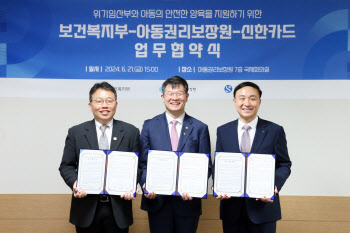 신한카드, 복지부·아동권리보장원과 위기임산부 지원 업무협약