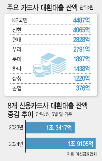 '카드 돌려막기' 대환대출 잔액 2조 육박