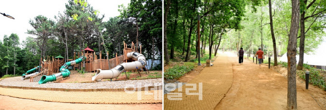파주 교하중앙공원 시설개선 완료…맨발걷기길도 조성
