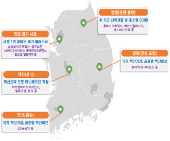 인천·시흥 등 5곳 바이오특화단지 지정…“2040년 36.3조 민간투자”
