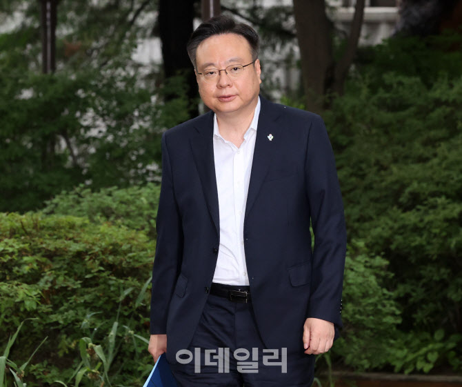 [포토]조규홍 보건복지부 장관, 당·정·협의회 참석