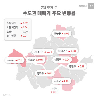 “서울 재건축 다시 불붙나”…2년 만에 상승폭 최대[부동산 라운지]