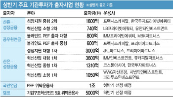 출자사업 재개로 실탄 장전…우량매물 기다리는 사모펀드