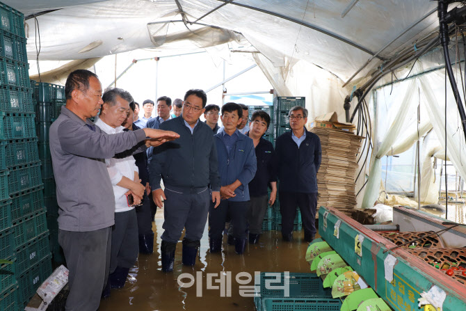 [포토] 농협, 집중호우 피해 현장 점검