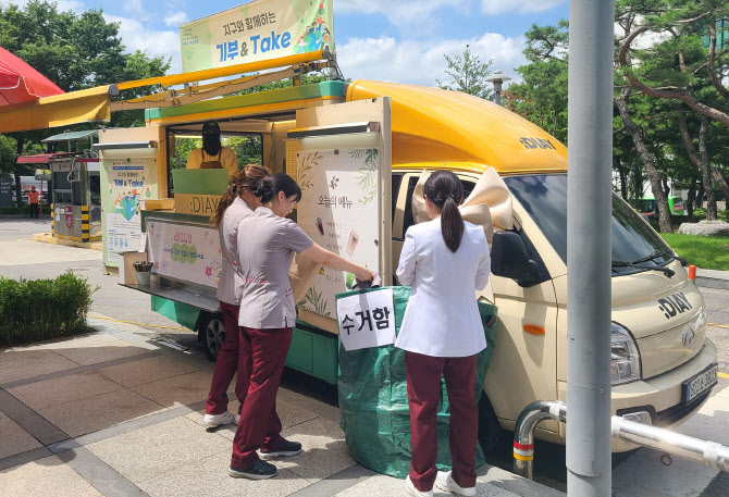 고대의료원, 병원계 최초 ‘유니폼, PET 화학재생’ 사업 추진