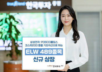 한국투자증권, ELW 489종목 신규 상장