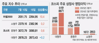 美 중소형주 랠리에 한발 늦은 韓…"아직은 회복 과정"