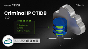 에이아이스페라 ‘크리미널 IP CTIDB’, GS인증 1등급 획득