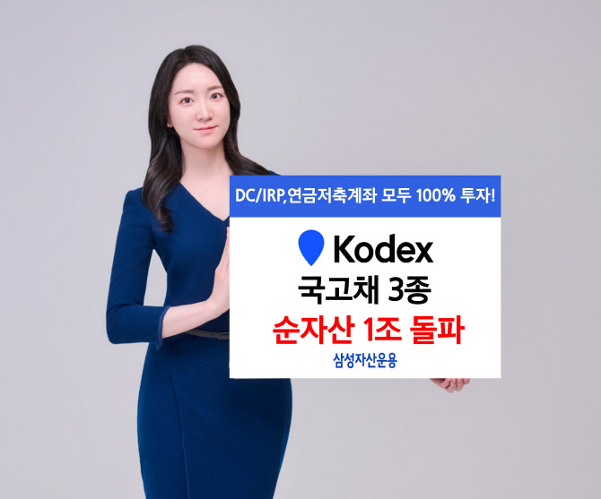 삼성운용, ‘KODEX 국고채’ ETF 3종 순자산 1조 돌파