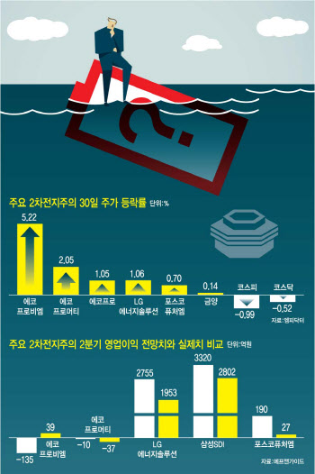 주가는 올랐지만…'실적의 늪' 갇힌 2차전지株