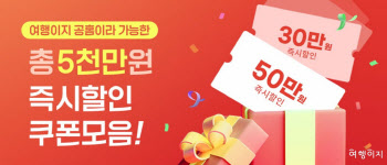 총 5000만원 할인쿠폰 쏜다…교원투어 여행이지, 추석 메가 위크 개최