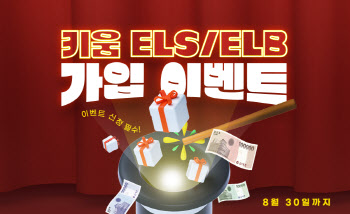 키움증권, ELS·ELB 가입 이벤트 진행