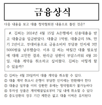 이미 받은 대출, 취소될까…“청약철회권 활용하세요”[30초 쉽금융]