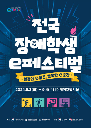 "모두가 장벽 없이"…콘진원, 2024 전국 장애학생 e페스티벌 개최