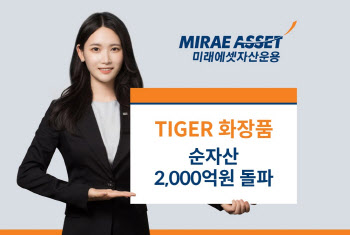 미래운용, ‘TIGER 화장품’ 순자산 2000억 돌파