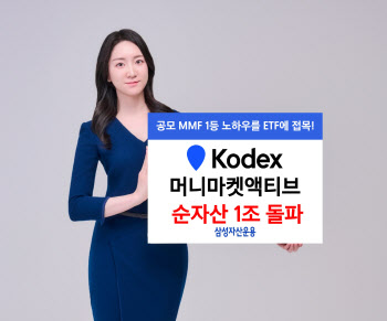 삼성운용, KODEX 머니마켓액티브 상장 한 달만에 1조 돌파