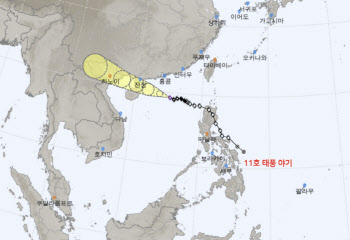 슈퍼태풍 '야기' 주말 中 하이난 상륙