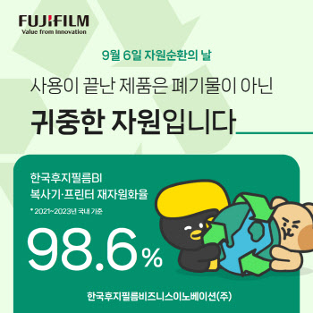 한국후지필름BI, 누적 10만대 제품 재자원화