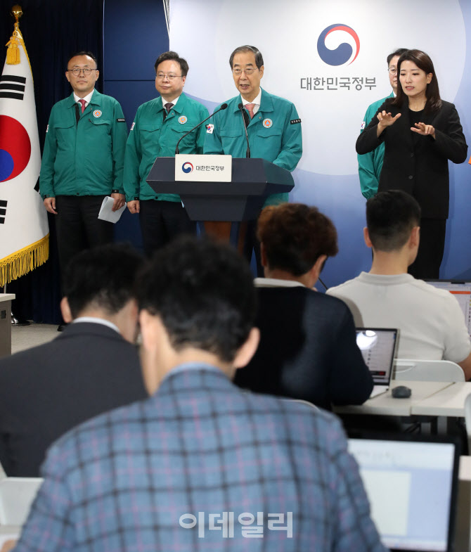 [포토]한덕수 국무총리, “의료계, 개혁 파트너 되어달라”