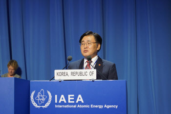 IAEA 총회 참석한 유상임 장관…"韓 원자력 위상 높일 것"