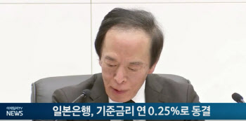 일본은행, 기준금리 연 0.25%로 동결