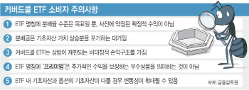 커버드콜 ETF 상품명에 ‘+00%’, ‘프리미엄’ 못 쓴다