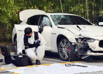 경찰 '광주 마세라티 뺑소니' 운전자·조력자에 구속영장 신청