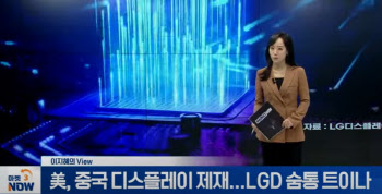 [이지혜의 뷰]美, 중국 디스플레이 제재..LGD  숨통 트이나