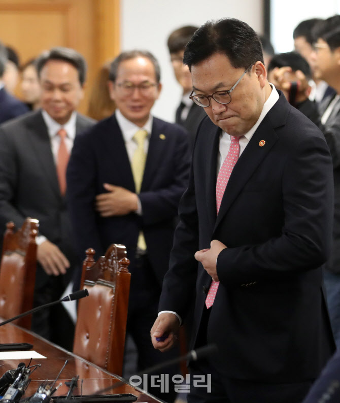 [포토]8개 지주 회장 만난 김병환 금융위원장