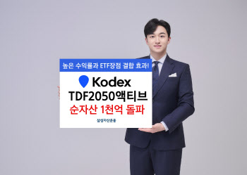 삼성운용, 'KODEX TDF2050액티브 ETF' 순자산 1000억 돌파