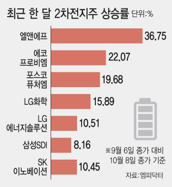 中 관세폭탄·로보택시에 2차전지주 '방긋'…랠리 언제까지