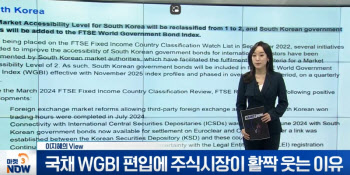 국채 WGBI 편입에 주식시장이  활짝 웃는 이유